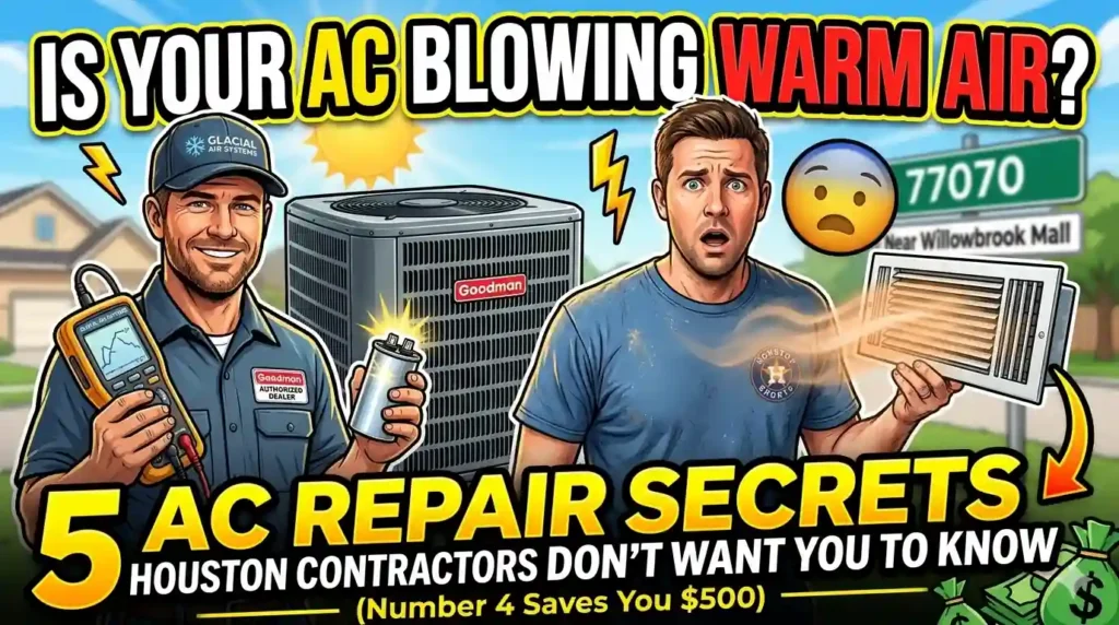Authorized Goodman AC repair 77070 Houston near Willowbrook Mall
